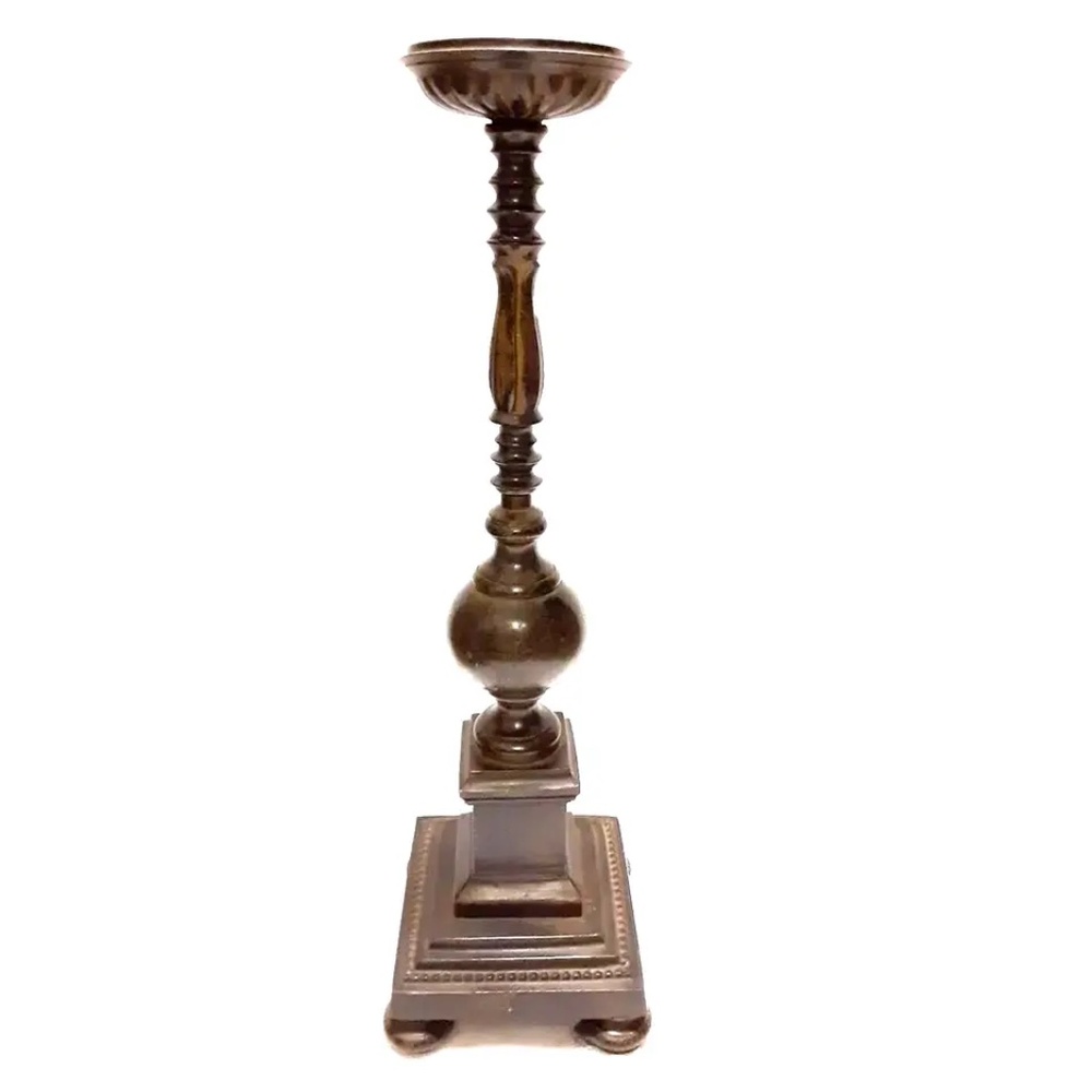 Interlude Home Industrial Iron Candle Holder
